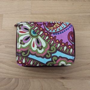 Vera Bradley Pill Box Case in Resort Medallion Print Multi-Color